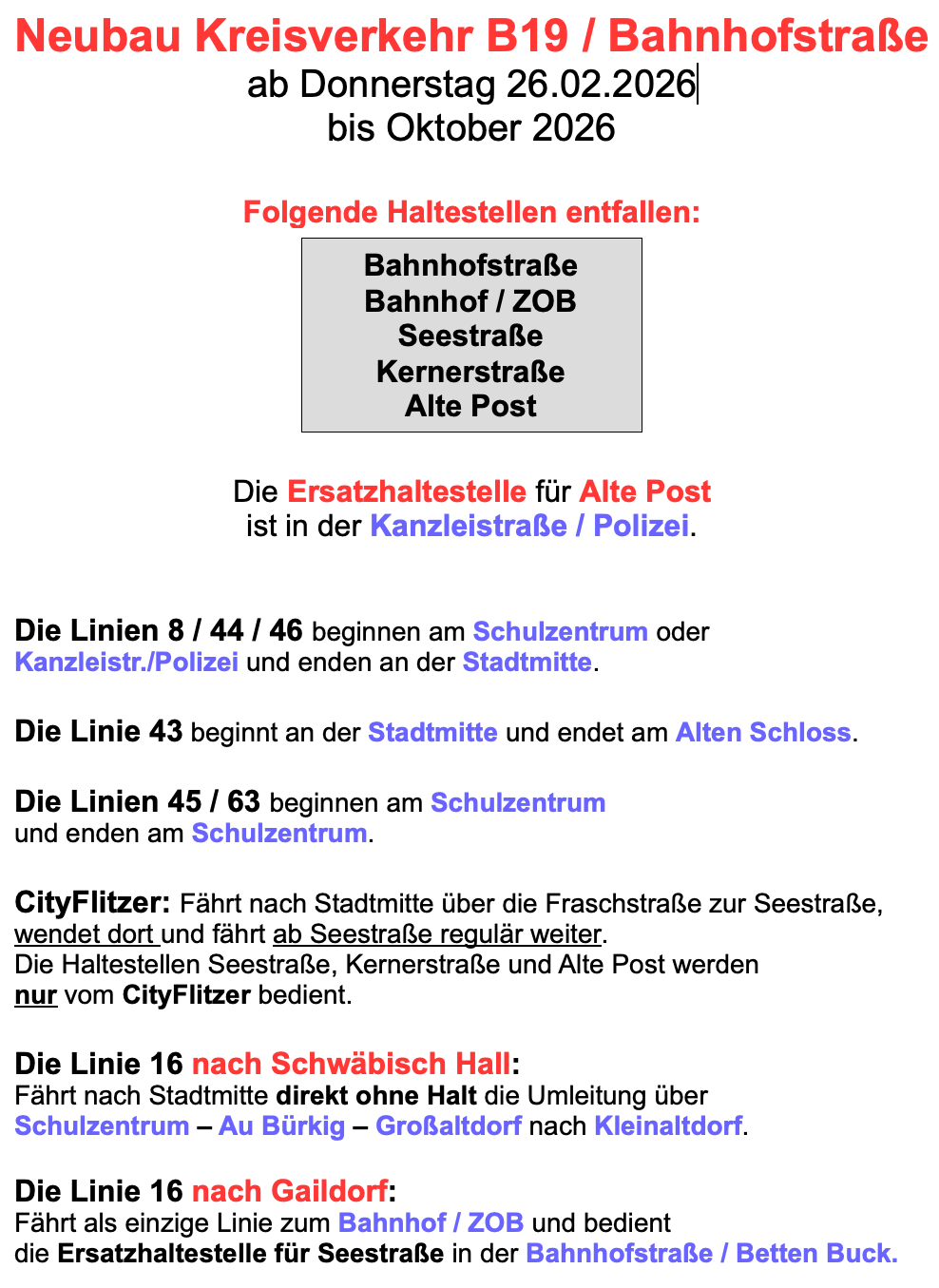 Neubau Kreisverkehr B19