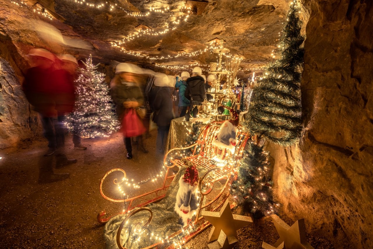 TieferStollen Weihnachtsmarkt unter Tage cStadt Aalen Fotograf Tobias Holzinger